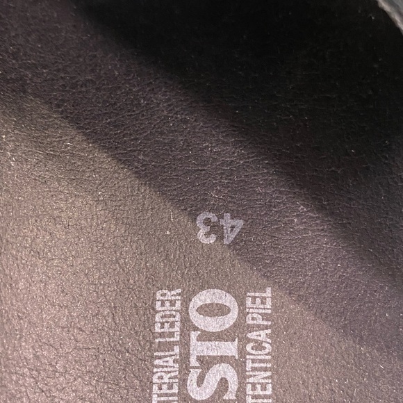 Mephisto Conrad Black Leather Lightweight Crossover Men’s Sandals Size 43 (US 9) - Picture 8 of 10